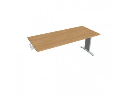 Rokovací stôl Flex, 180x75,5x80 cm, dub/kov