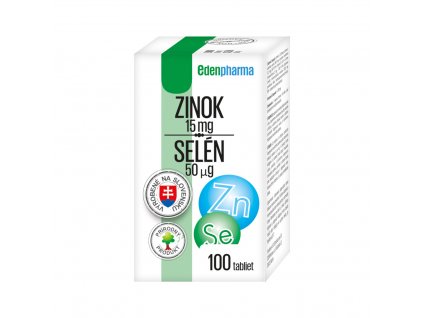 zinok 15mg selen 50ug