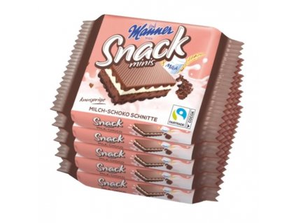 Oblátky Manner Snack Minis kakaové 28 x 25g