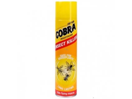 COBRA sprej lietajúci hmyz na osy a sršne 400 ml (žltý)
