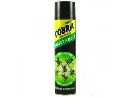 COBRA sprej UNI na lietajúci aj lezúci hmyz 400 ml (čierny)