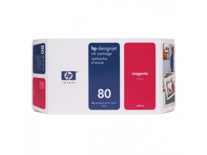 Atramentová náplň HP C4874A HP 80 pre Designjet 1000 magenta (175 ml)