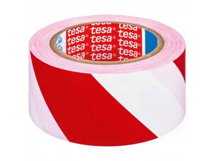 Výstražná páska TESA 50mmx33m PVC červeno biela