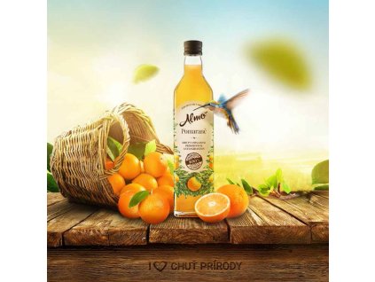 ALMO sirup POMARANČ 50% ovocia 0,5L