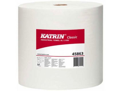 Priemyselné utierky Katrin Classic XL 2 930 biele ka45863