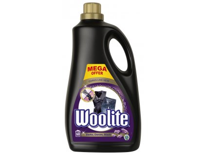 Woolite Darks Denim Black prací gél 60 praní 1x3,6 l