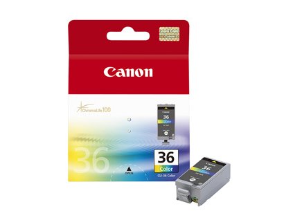 kazeta CANON CLI-36 color PIXMA iP100/iP110/TR150, mini 260 (249 str.)