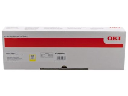 toner OKI C831/C841 yellow