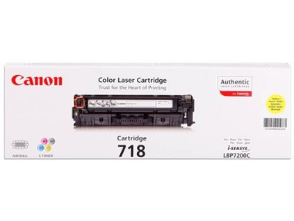 toner CANON CRG-718 yellow LBP 7200CDN, MF 8330CDN/8350CDN (2900 str.)