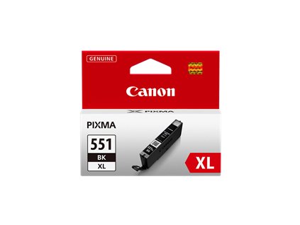 kazeta CANON CLI-551BK XL black MG 5450/6350, iP 7250, MX 925 (500 str.)