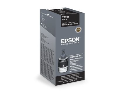 kazeta TANK EPSON M100/M105/M200/L655/L1455 T7741 Black 140ml (8000 str.)