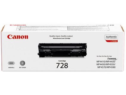 toner CANON CRG-728 black i-SENSYS MF4410/MF4430/MF4450/MF4550D/MF4570DN/MF4580DN (2100 str.)