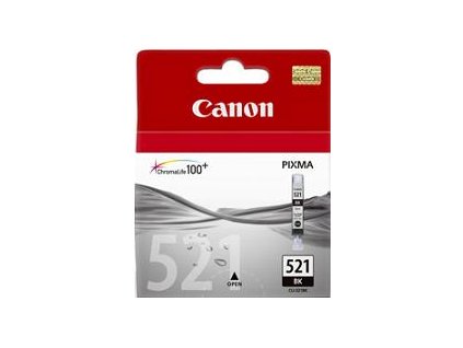 kazeta CANON CLI-521BK black MP 540/620/630/980, iP 3600/4600 (460 str.)