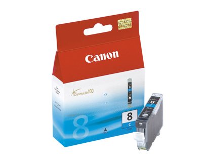 kazeta CANON CLI-8C cyan Pixma iP4200/5300, MP500/530/600/610/800 (790 str.)