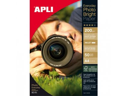 Fotopapier APLI A4 Bright, 200g, 50 hárkov