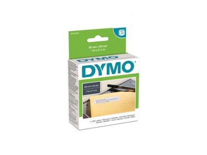 Samolepiace etikety Dymo LW 54x25mm spiatočné adresy biele
