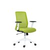 Kancelárska stolička Novello White zelená