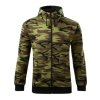 Camo Zipper Mikina pánska (Velikost S, Varianta camouflage gray)