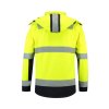 Bi-color EN ISO 20471 Softshell Softshellová bunda unisex (Velikost 2XL, Varianta fluorescenčná žltá)