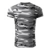 Camouflage Tričko unisex (Velikost XS, Varianta camouflage gray)