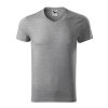 Slim Fit V-neck Tričko pánske (Velikost S, Varianta biela)