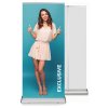 Strieborný Roll up banner EXCLUSIVE 200x85 cm