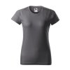 Basic Tričko dámske (Velikost S, Varianta oceľovo sivá)