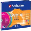 Verbatim DVD-R colour 4,7GB slimbox