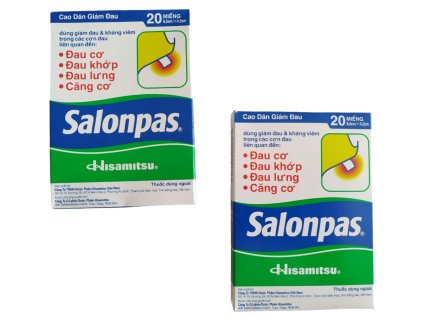 Salonpas Hisamitsu - Náplasti proti bolesti svalů a kloubů 20 ks