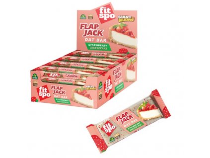 fitspo flapjack strawberry cheesecake 90g
