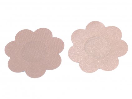 Béžová lepítka na bradavky Satin cover nc001