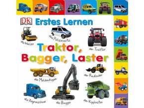 Erstes Lernen Traktor, Bagger, Laster