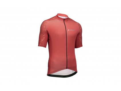 Dres  ROAK , na zips, tehlová červená, XL