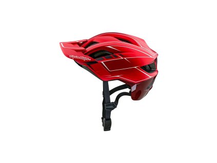 troy lee designs flowline se mips pinstripe red