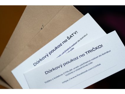 Poukázka na šaty