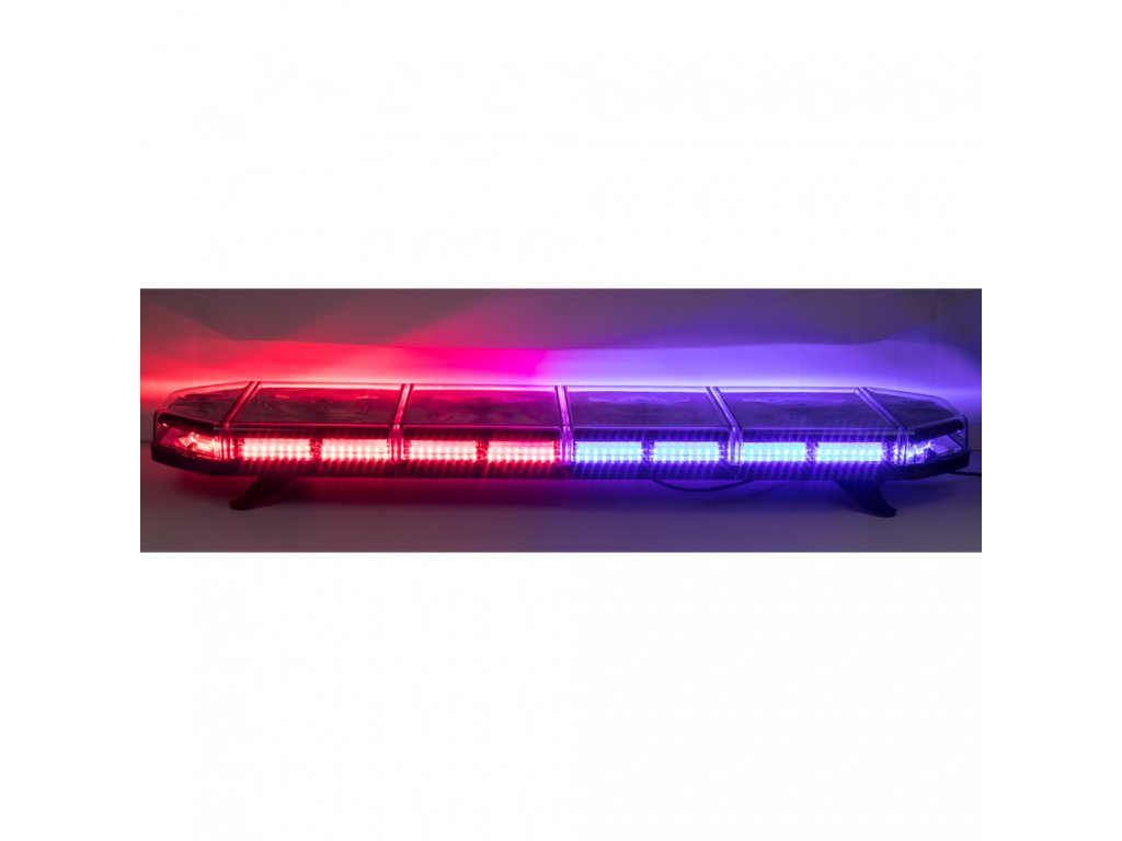 LED rampa 1149mm, modro-červená, 12-24V, homologace ECE R10