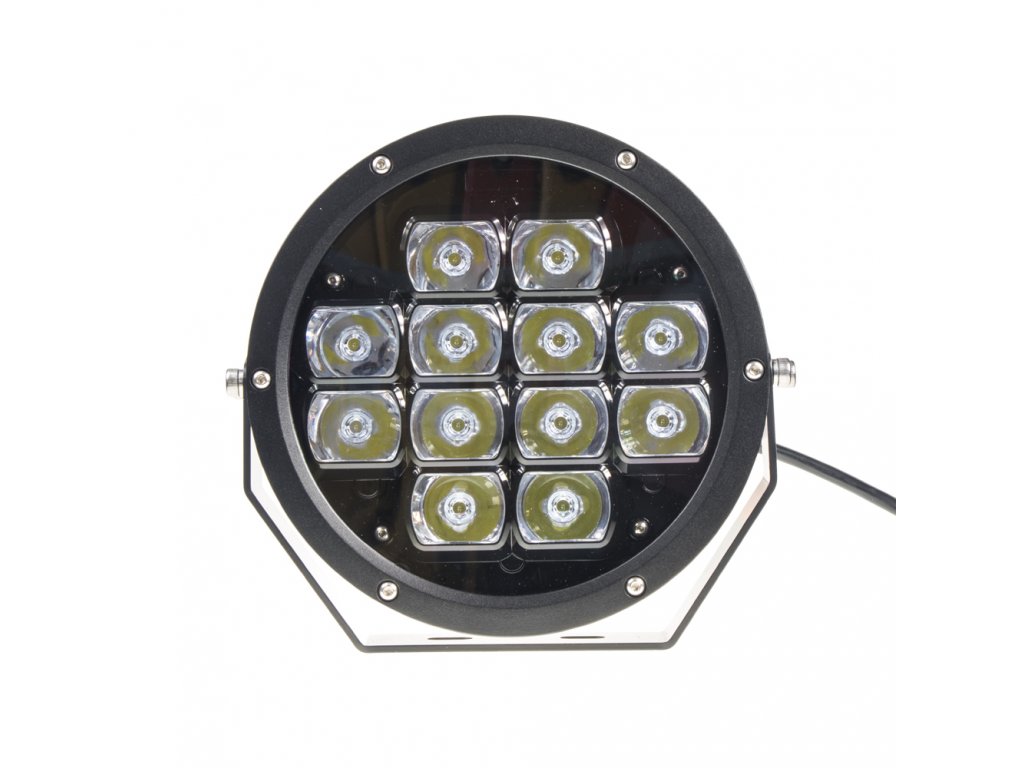 LED světlo přídavné/pracovní kulaté, 12-48V, ECE R112