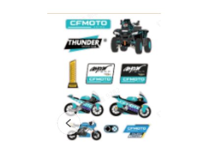 Sada samolepek CFMOTO Racing