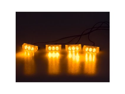 PREDATOR LED do mřížky, 12V, oranžový