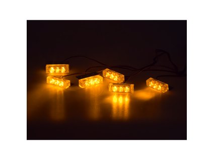 PREDATOR LED do mřížky, 12V, oranžový