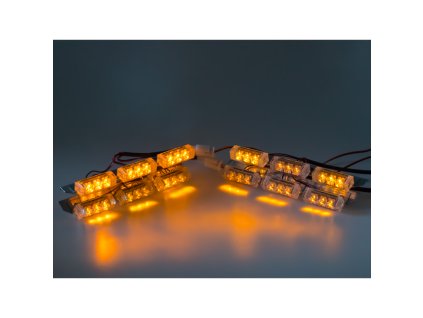 PREDATOR LED do mřížky, 12V, oranžový
