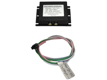 Adaptér A/V vstup pro OEM navigaci Škoda, VW RNS-510 (MFD3) bez OEM TV tuneru
