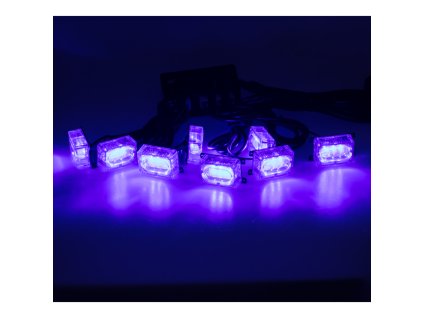 PREDATOR LED do mřížky, 12V, modrý