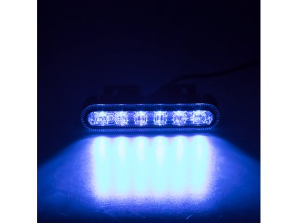 PROFI výstražné LED světlo vnější, modré, 12-24V, ECE R65