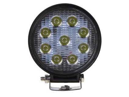 LED světlo kulaté, 9x3W, ECE R10