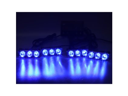 PREDATOR LED vnější bezdrátový, 12x LED 1W, 12V, modrý