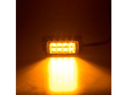 PROFI výstražné LED světlo vnější, oranžové, 12-24V, ECE R65