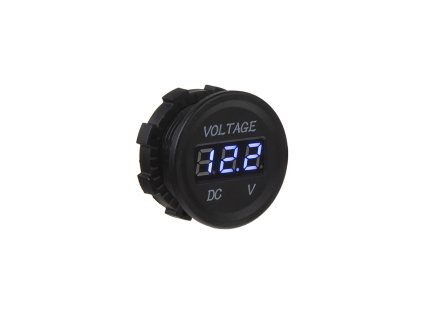 Digitální voltmetr 5-48V modrý