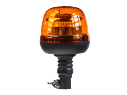 LED maják, 12-24V, 45xSMD2835 LED, oranžový, na držák, ECE R65