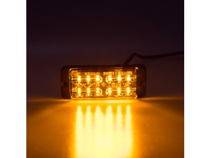 LINEAR LED dual 12x5W LED, 12-24V, oranžový, ECE R65